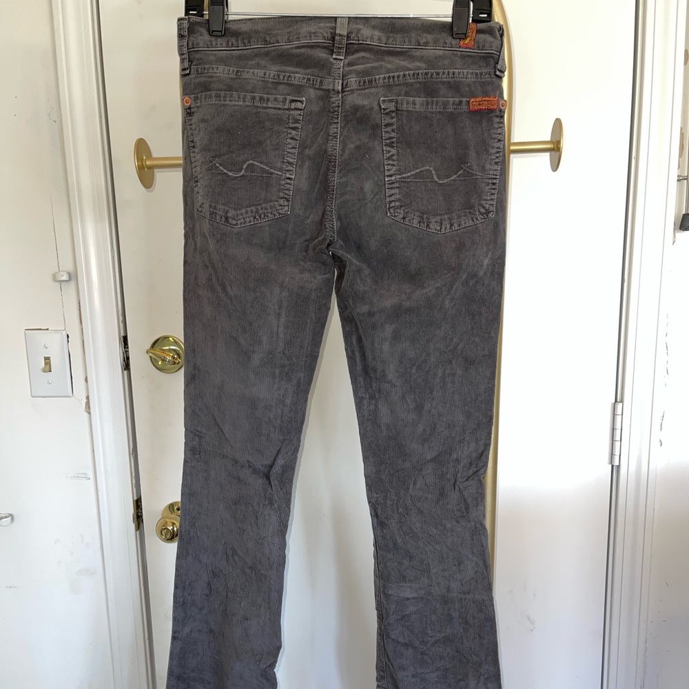 Seven for all mankind, gray, corduroy